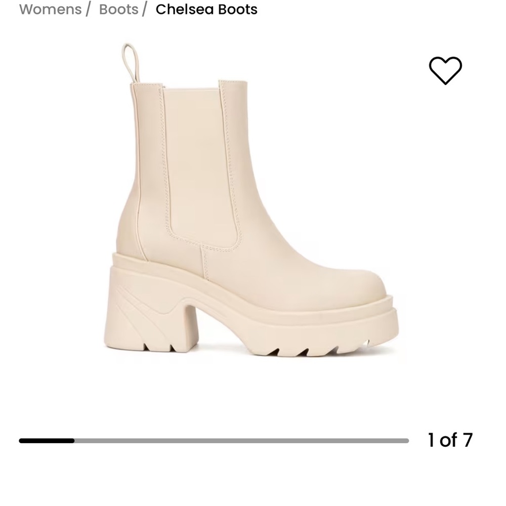 New York & Company Tan Chelsea Boots